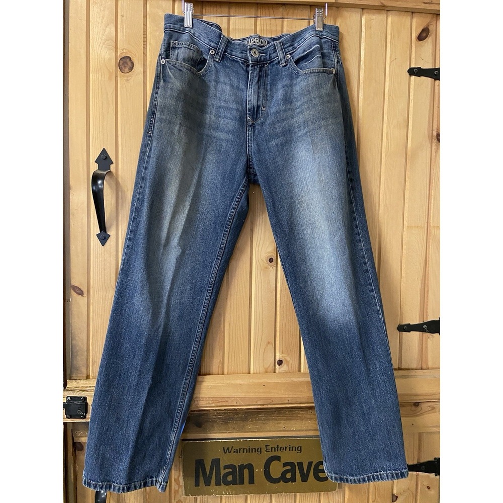 Carbon Men's Jeans 33x32 Lose Rise Distressed